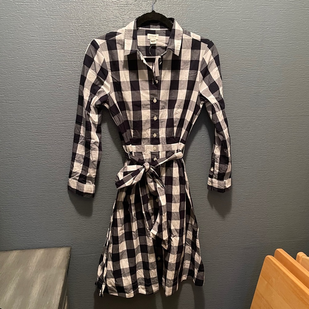 JCrew Factory Plaid Dress